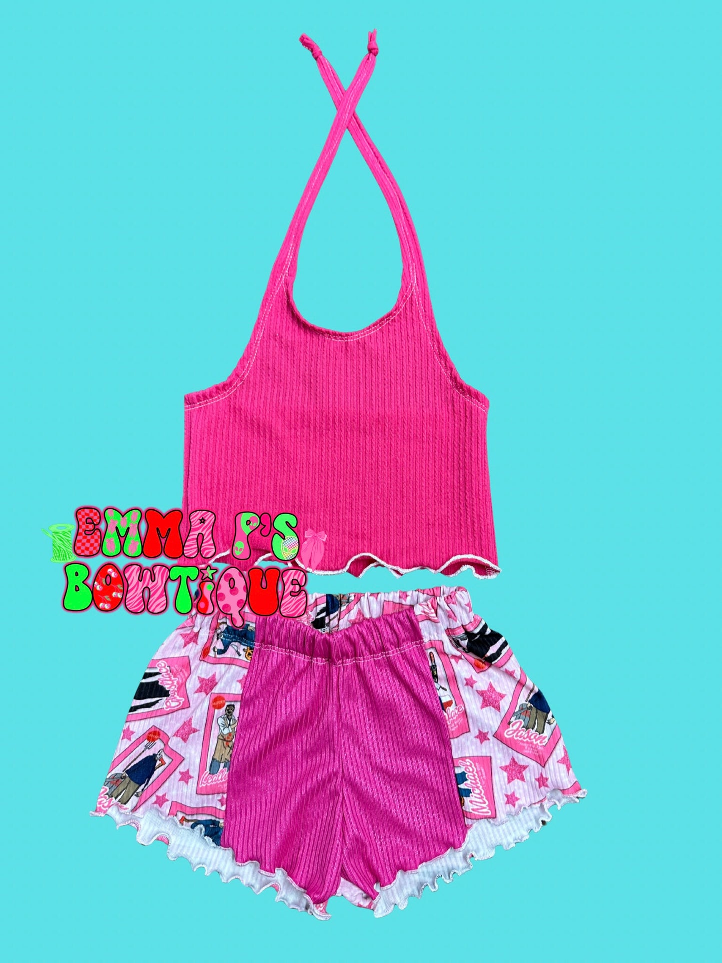 2T Halter Top & Breezy Shorts-RTS