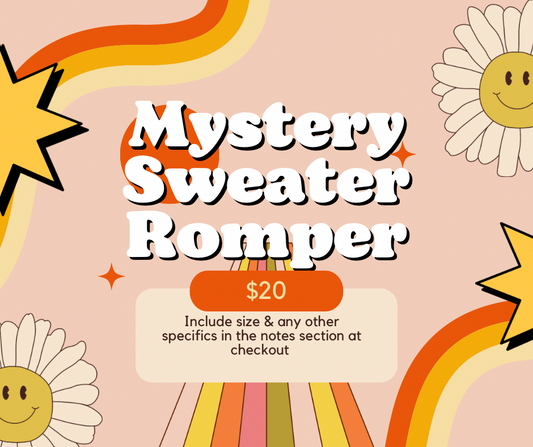 Mystery Sweater Romper